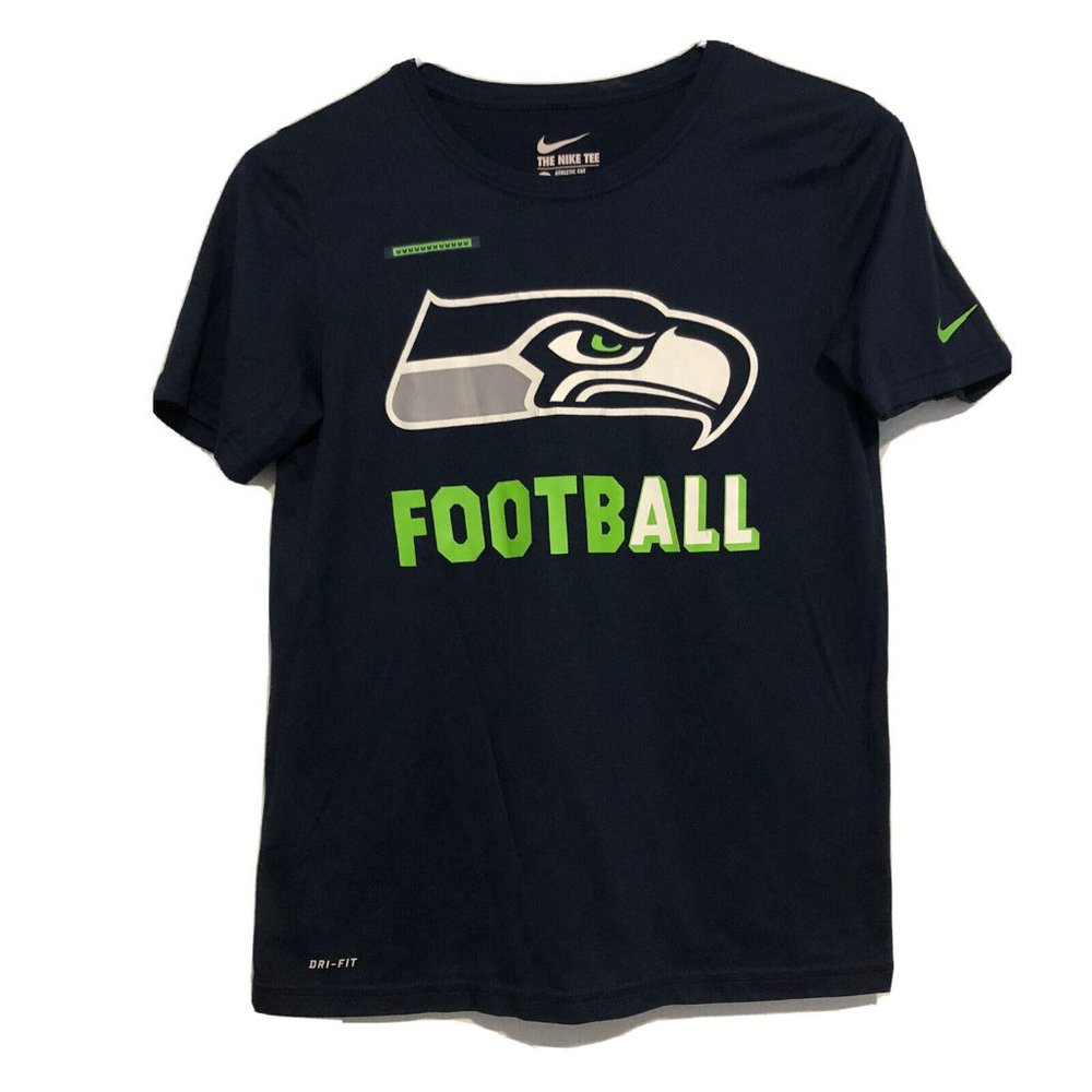 2016 Nike Dri-Fit Seattle Seahawks Football NFL Shirt Women Size Medium